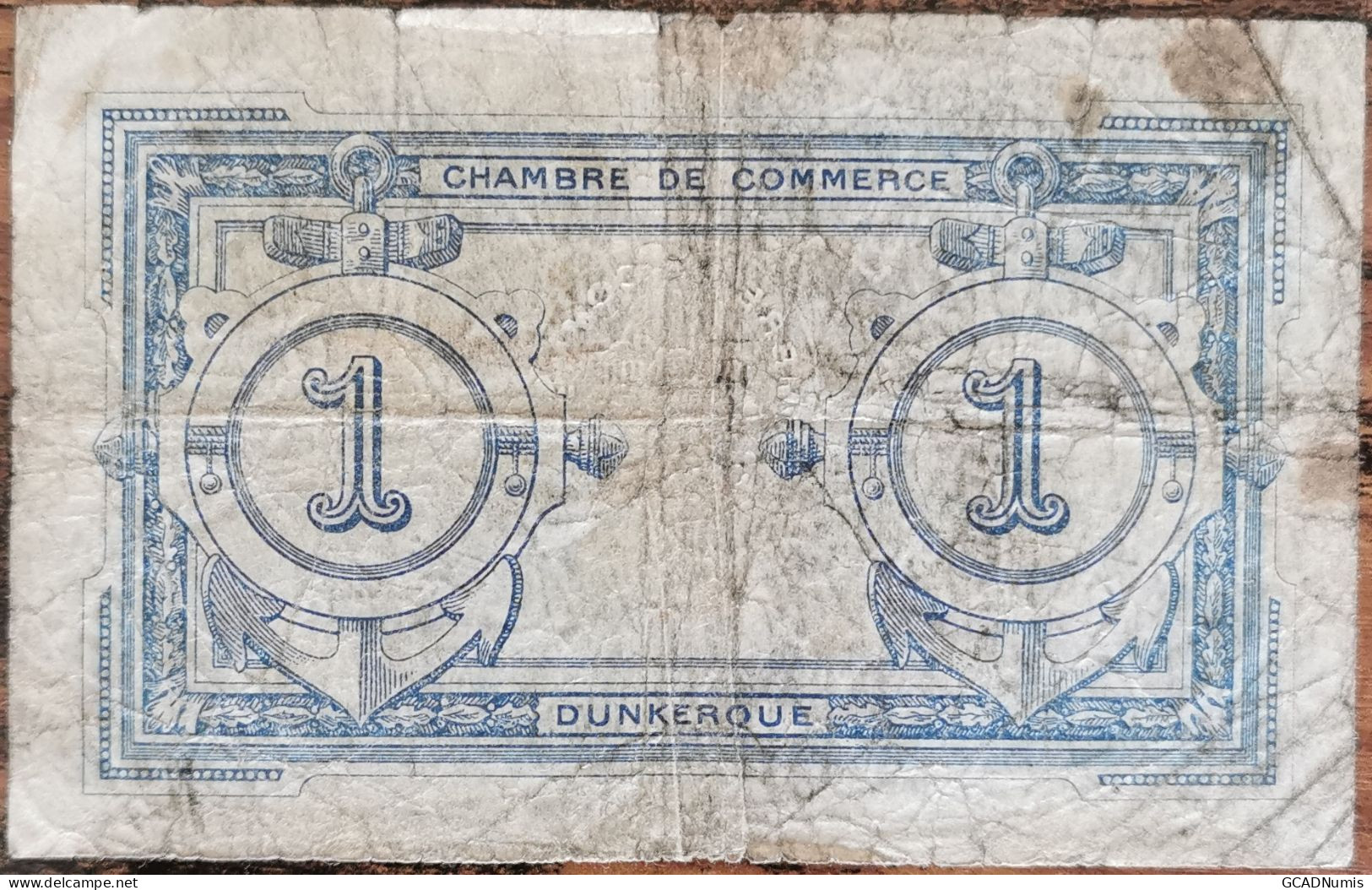 Billet 1 Franc Chambre De Commerce De DUNKERQUE - Nécessité - N°1901143 - Chamber Of Commerce