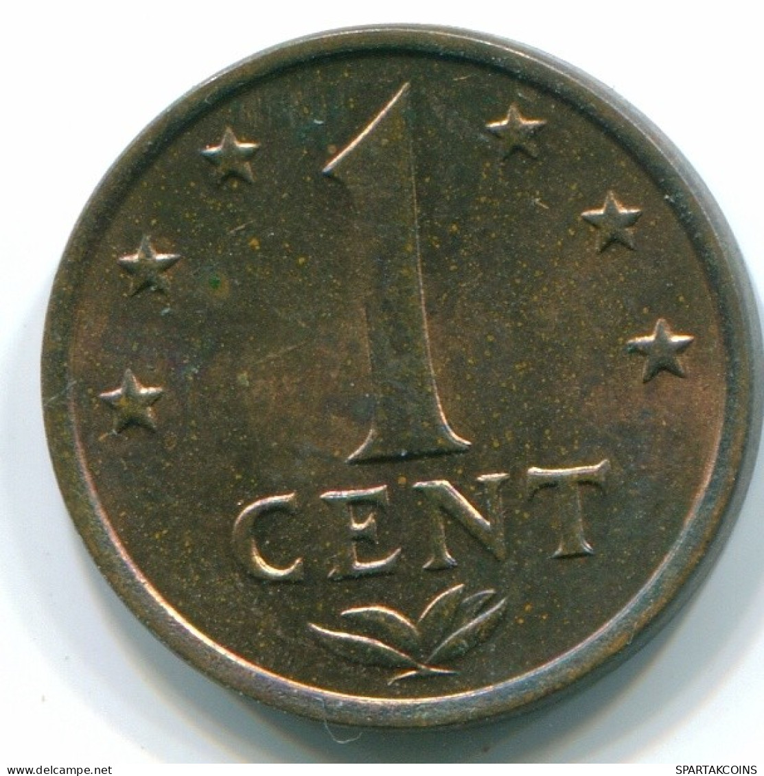 1 CENT 1973 NETHERLANDS ANTILLES Bronze Colonial Coin #S10653.U.A - Netherlands Antilles