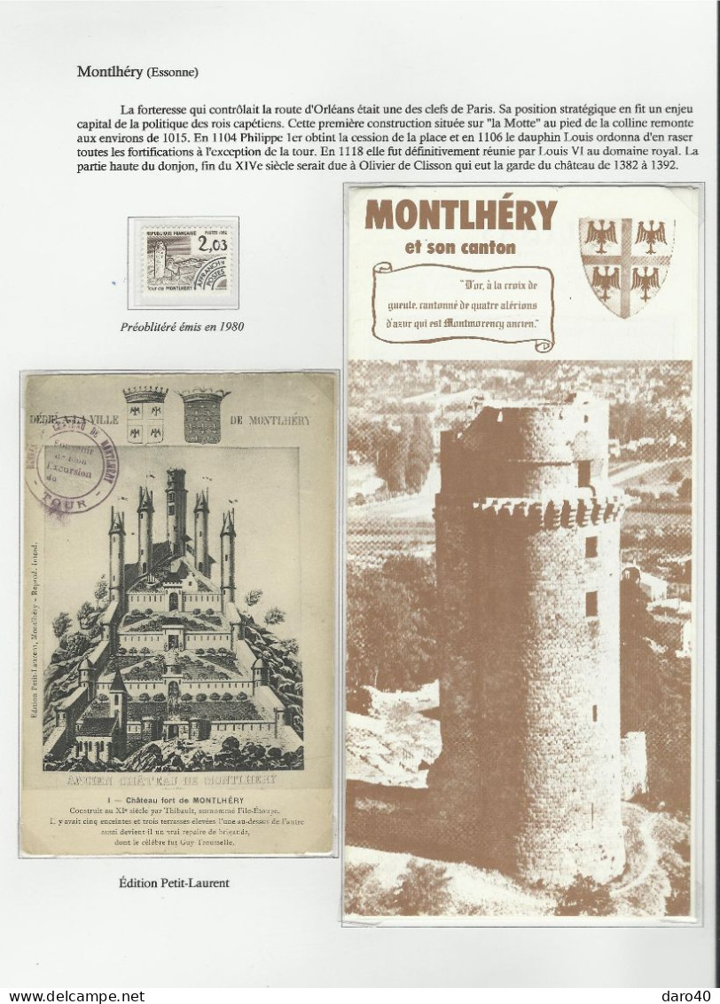 Collection de 72 pages "Les Châteaux de France" plus double cadeau