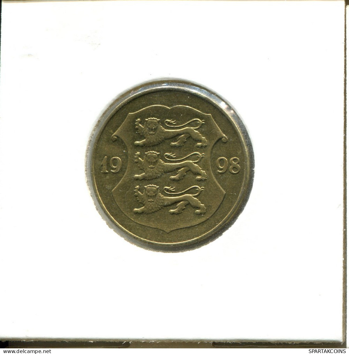 1 KROON 1998 ESTLAND ESTONIA Münze #AS681.D.A - Estonie