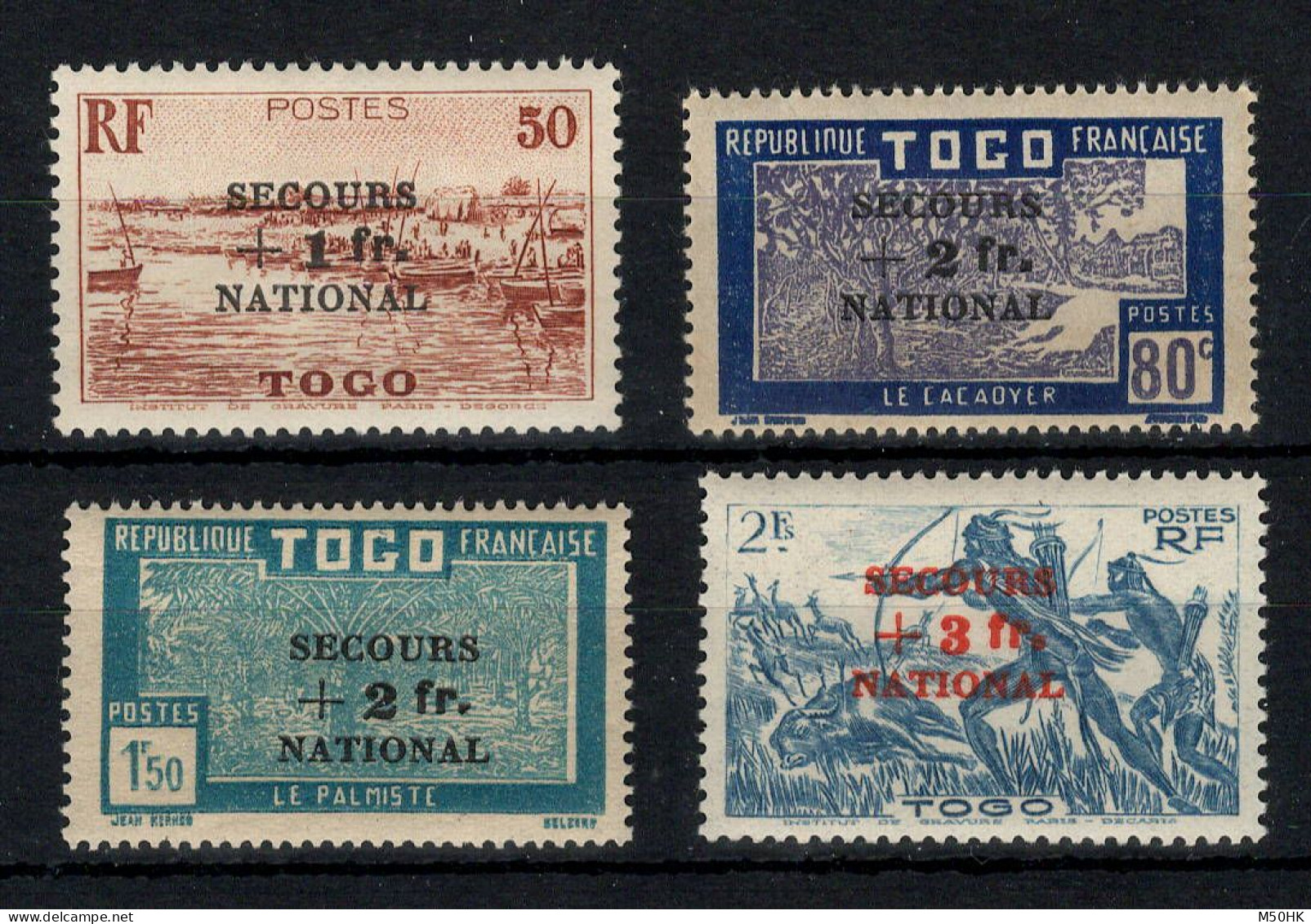 Togo - YV 211 à 214 N** MNH , 212 & 213 Toujours Gomme Coloniale , Cote 47 Euros - Neufs