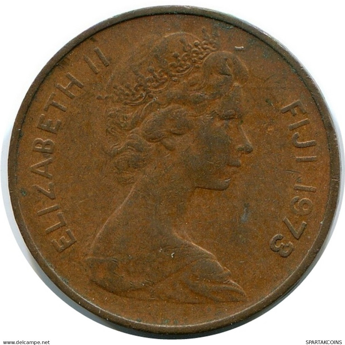 1 CENT 1973 FIJI Moneda #BA153.E.A - Figi
