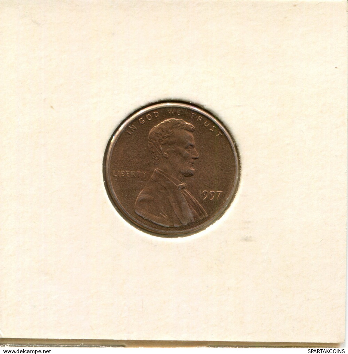 1 CENT 1997 USA Münze #AR390.D.A - 1959-…: Lincoln, Memorial Reverse