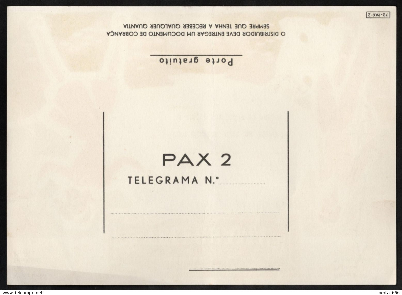 CTT Servico Telegrafico PAX 2 Telegrama De Páscoa Feliz * Portugal Easter Greetings Telegram - Storia Postale