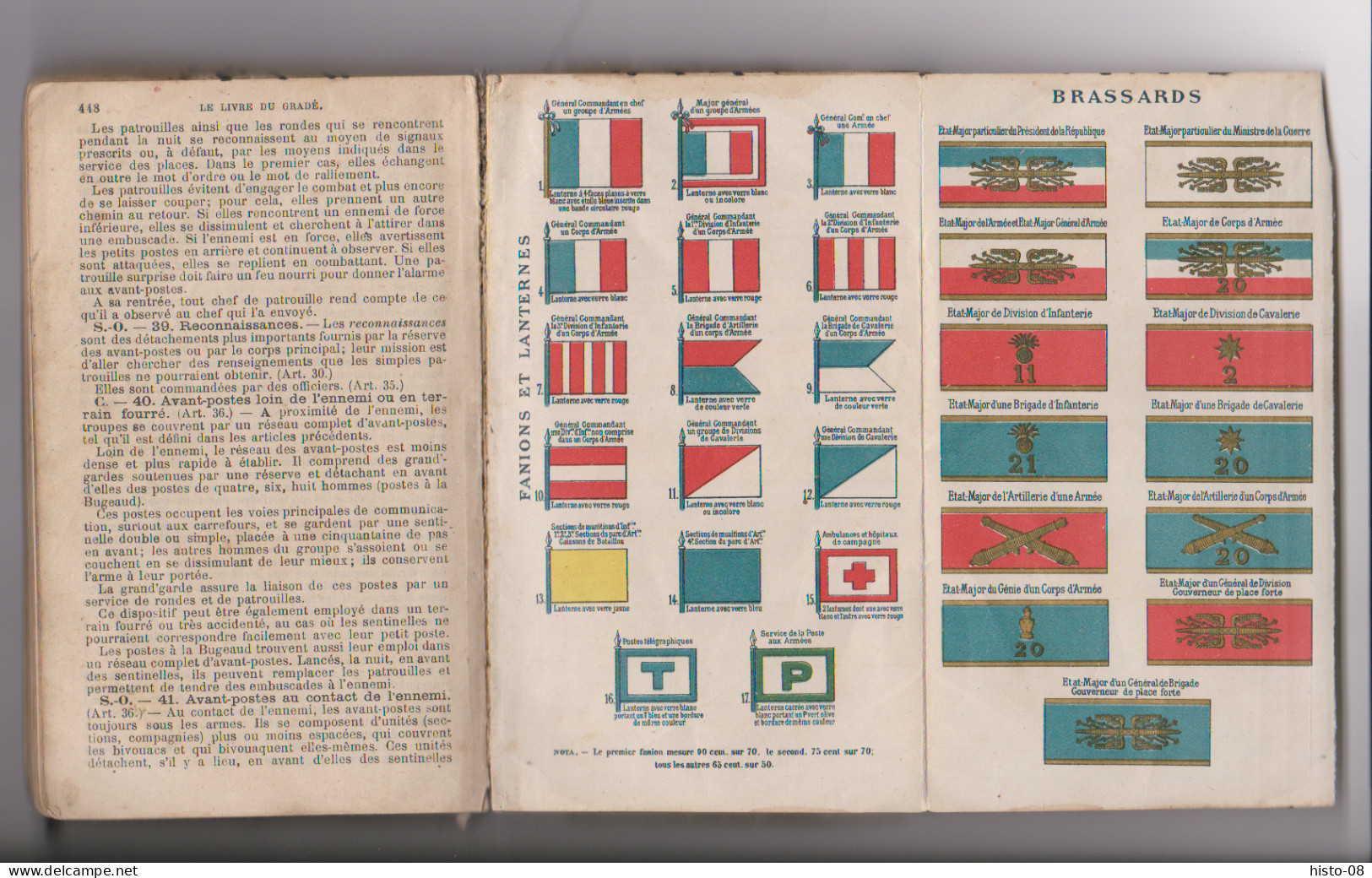 LE LIVRE DU GRADE A L'USAGE DES ELEVES-CAPORAUX, CAPORAUX & SOUS-OFFICIERS D'INFANTERIE .. 1907 - Francese