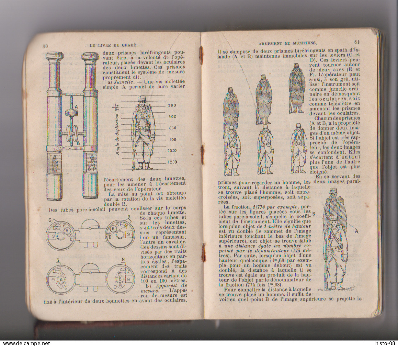 LE LIVRE DU GRADE A L'USAGE DES ELEVES-CAPORAUX, CAPORAUX & SOUS-OFFICIERS D'INFANTERIE .. 1907