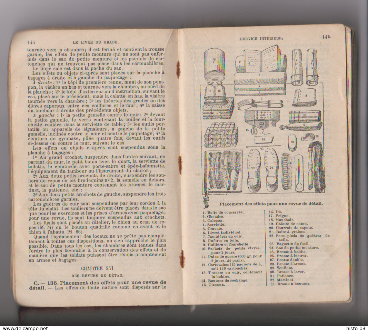 LE LIVRE DU GRADE A L'USAGE DES ELEVES-CAPORAUX, CAPORAUX & SOUS-OFFICIERS D'INFANTERIE .. 1907