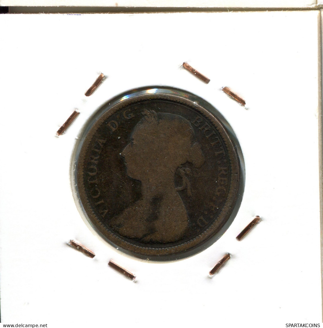 HALF PENNY 1890 UK GROßBRITANNIEN GREAT BRITAIN Münze #AW006.D.A - C. 1/2 Penny