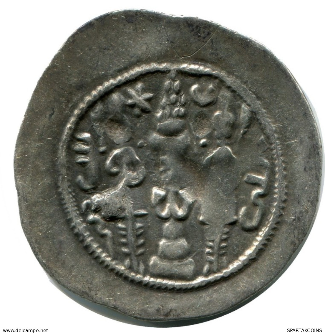 SASSANIAN HORMIZD IV Silver Drachm Mitch-ACW.1073-1099 #AH203.45.F.A - Orientales