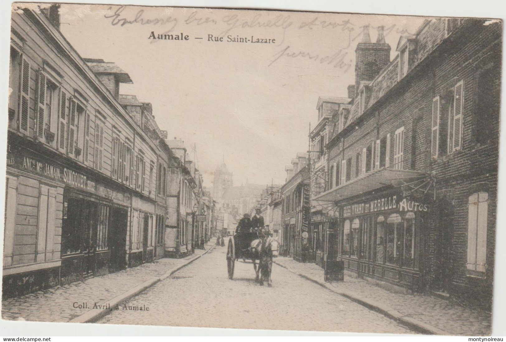 Seine  Maritime :  AUMALE : Rue  Saint  Lazare - Aumale