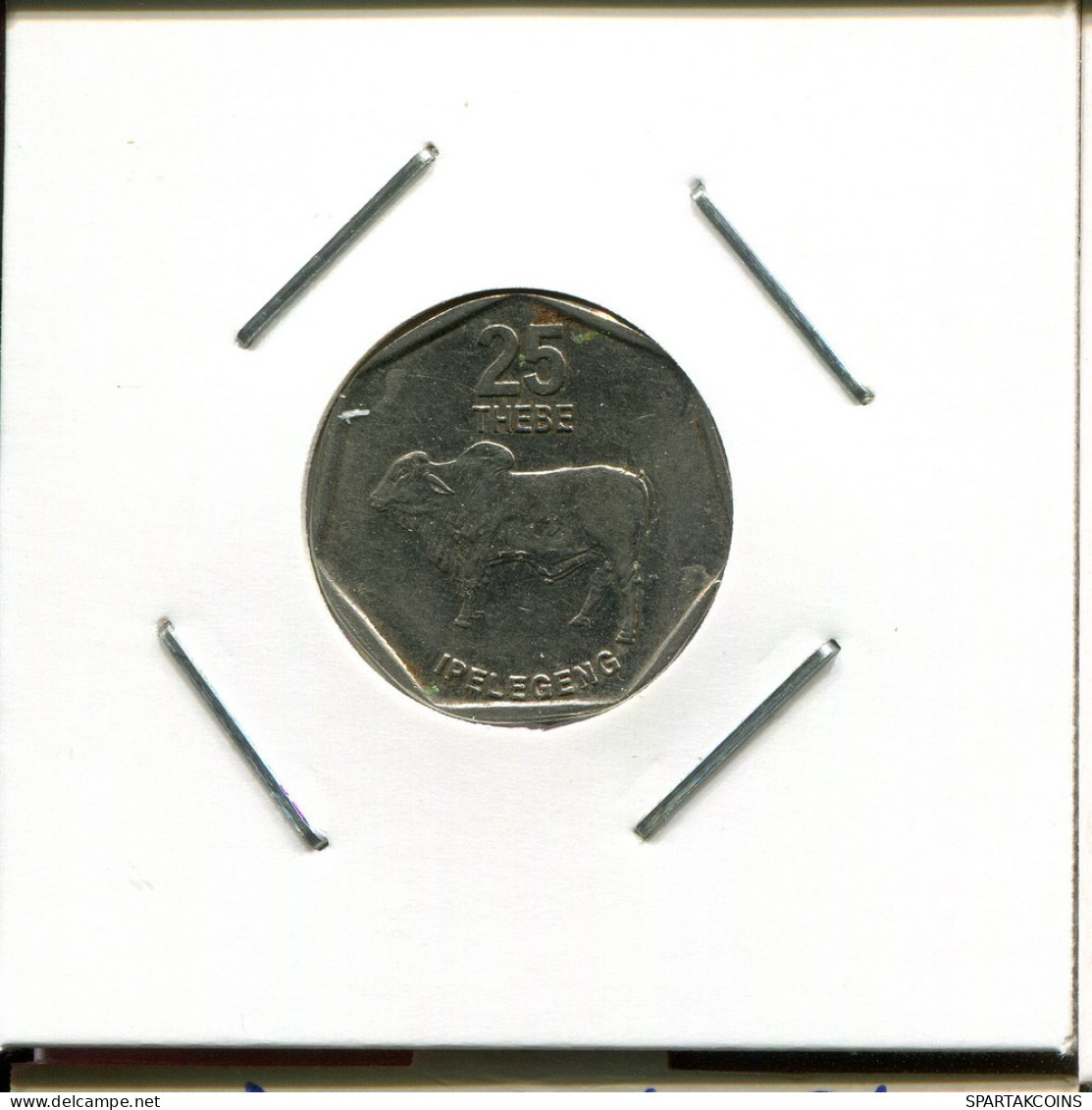 25 THEBE 1998 BOTSWANA Coin #AR301.U.A - Botswana