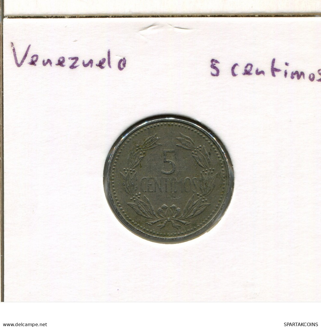 5 CENTIMOS 1971 VENEZUELA Münze #AR485.D.A - Venezuela