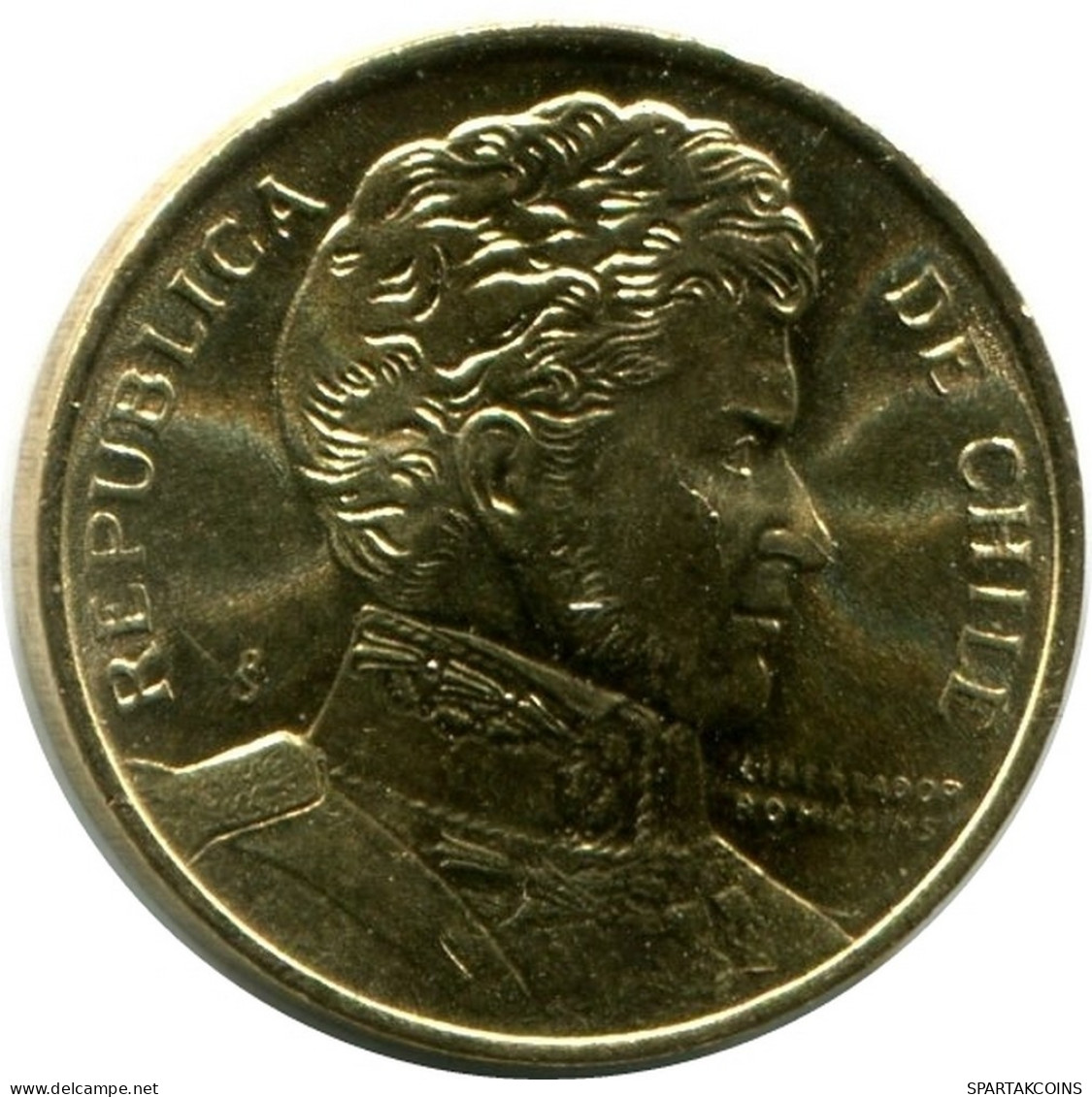 1 PESO 1990 CHILE UNC Moneda #M10141.E.A - Cile