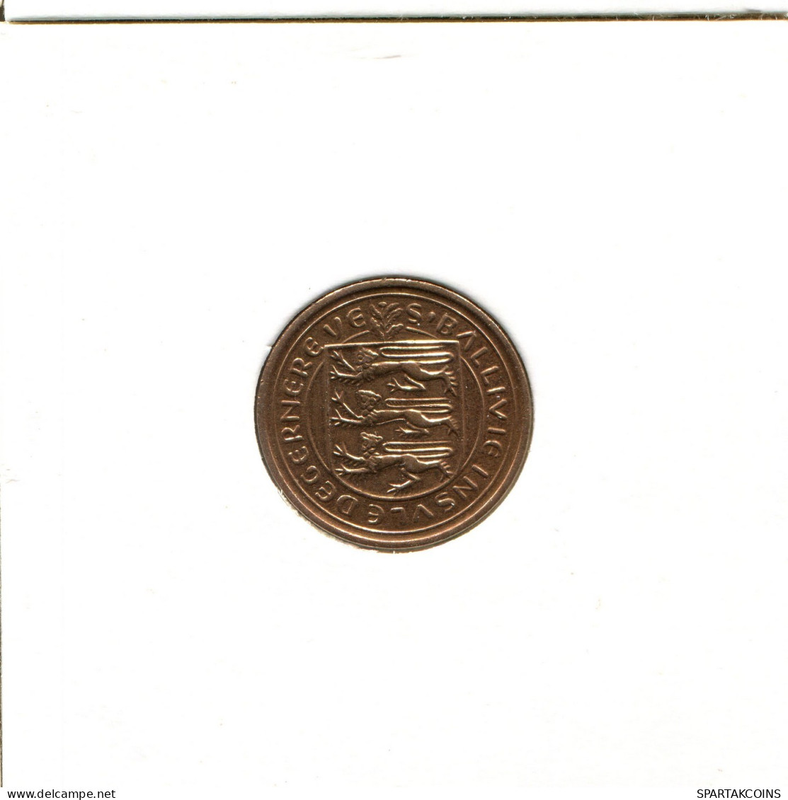 1/2 NEW PENNY 1971 GUERNSEY Coin #AX706.U.A - Guernsey