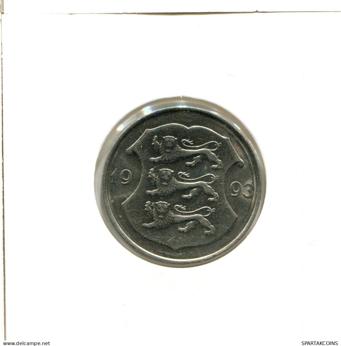 1 KROON 1993 ESTONIA Moneda #AX560.E.A - Estonia