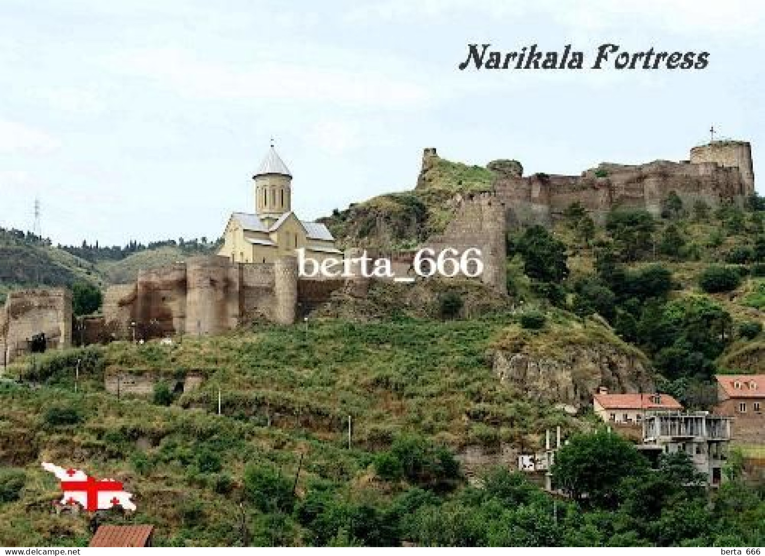 Georgia Tbilisi Narikala Fortress New Postcard - Géorgie