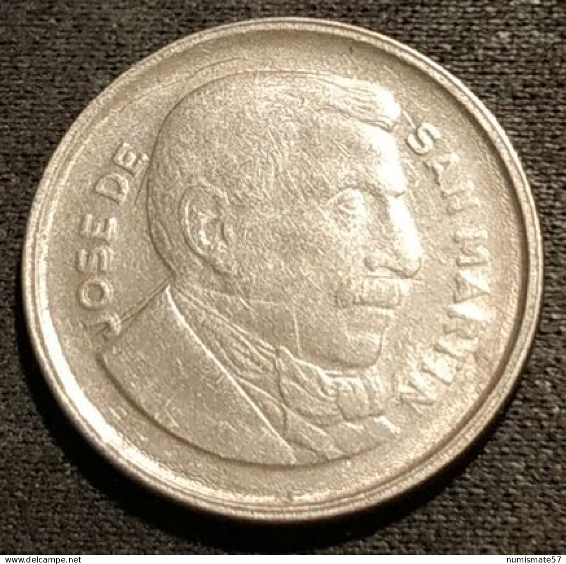 ARGENTINE - ARGENTINA - 10 CENTAVOS 1955 - San Martín - KM 51 - Argentine