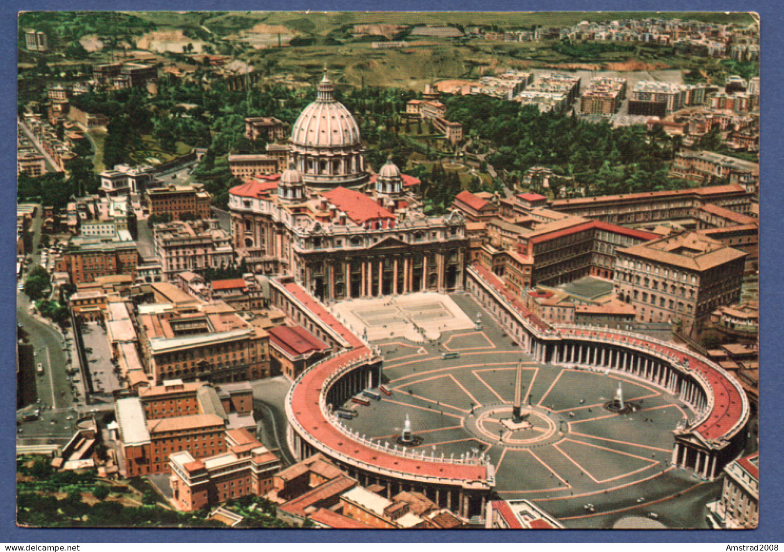 1964 -  ROMA - PIAZZA SAN PIETRO - VEDUTA AEREA   - ITALIE - San Pietro