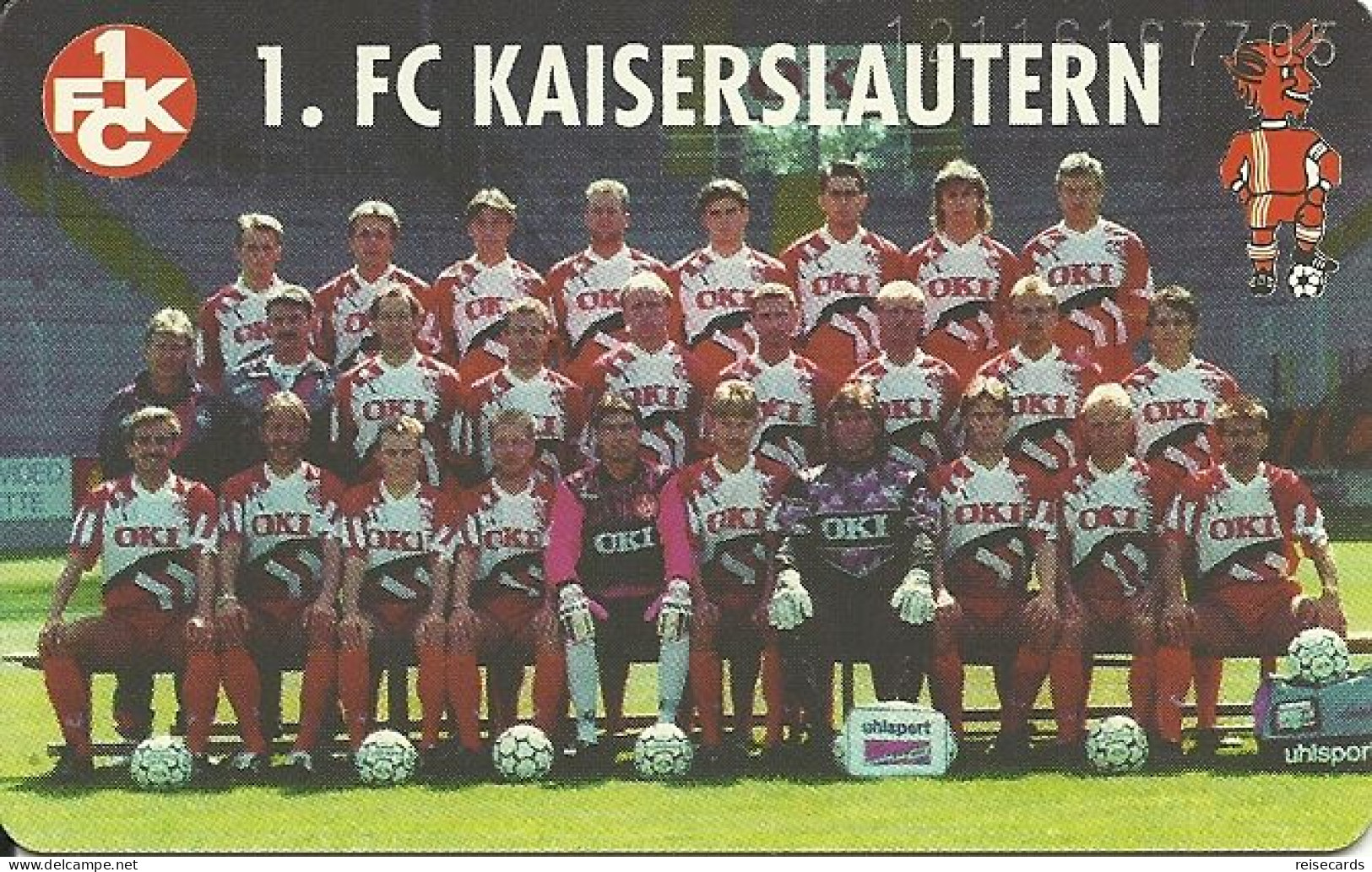 Germany: K 464  11.92 1. FC Kaiserslautern 1993. Mint - K-Serie : Serie Clienti