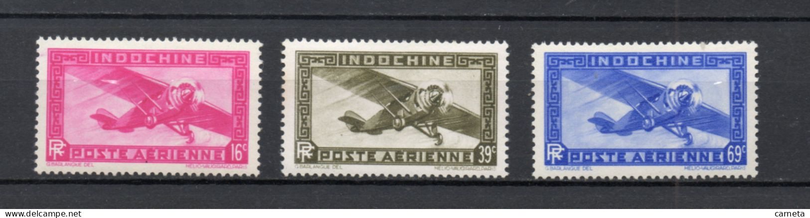 INDOCHINE PA  N° 17 à 19   NEUFS SANS CHARNIERE  COTE 1.30€   AVION - Airmail