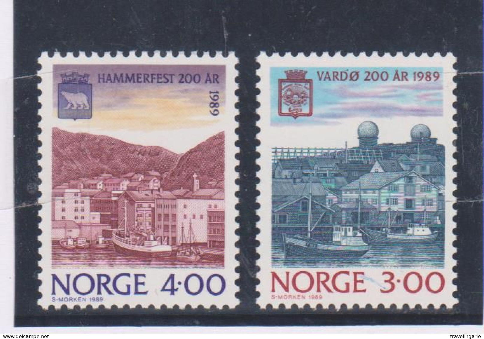 Norway 1989 Bicentenary Of The Cities Of Vardo And Hammerfest MNH ** - Neufs