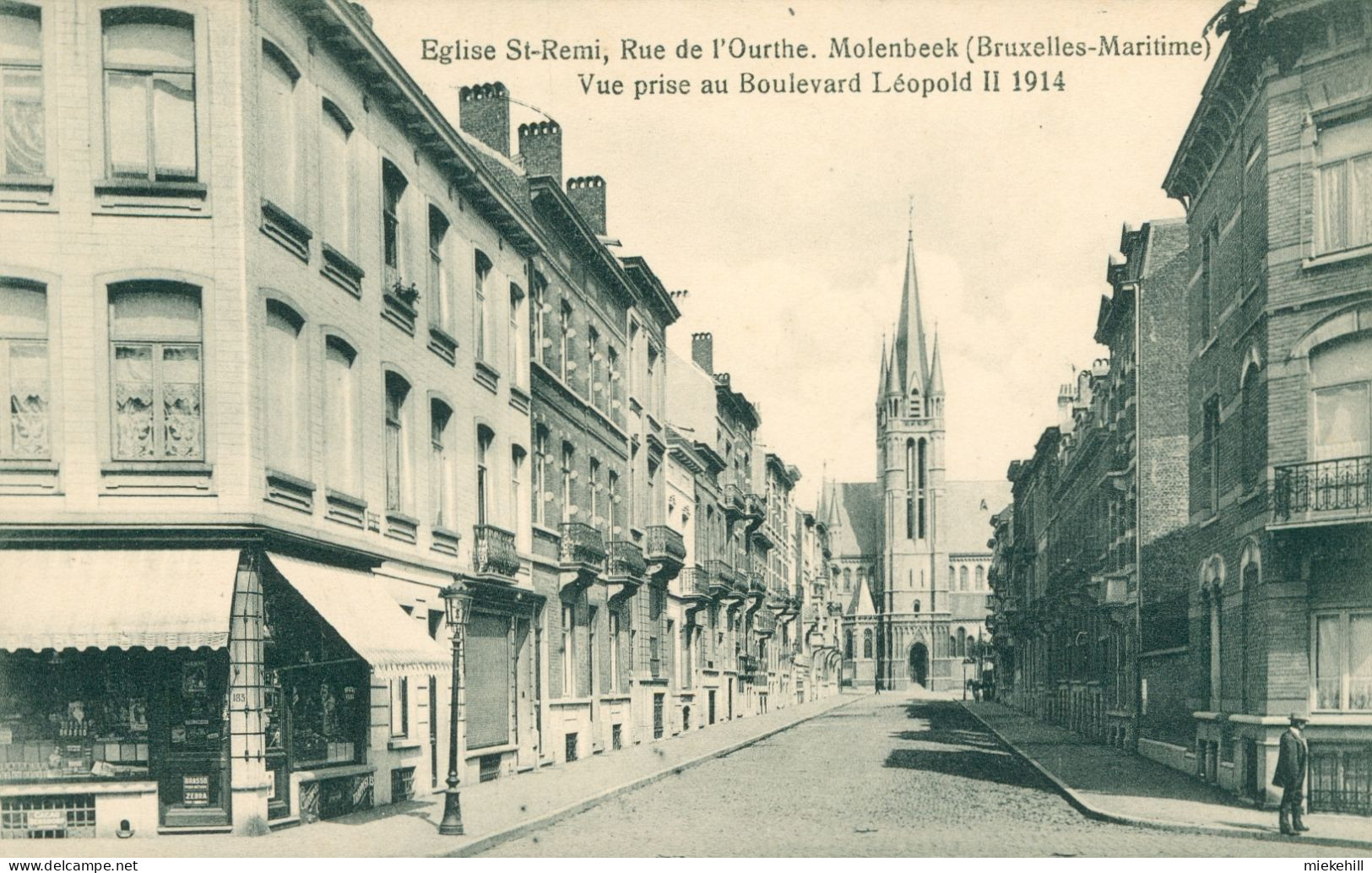 MOLENBEEK-RUE DE L'OURTHE-EGLISE SAINT REMI - St-Jans-Molenbeek - Molenbeek-St-Jean