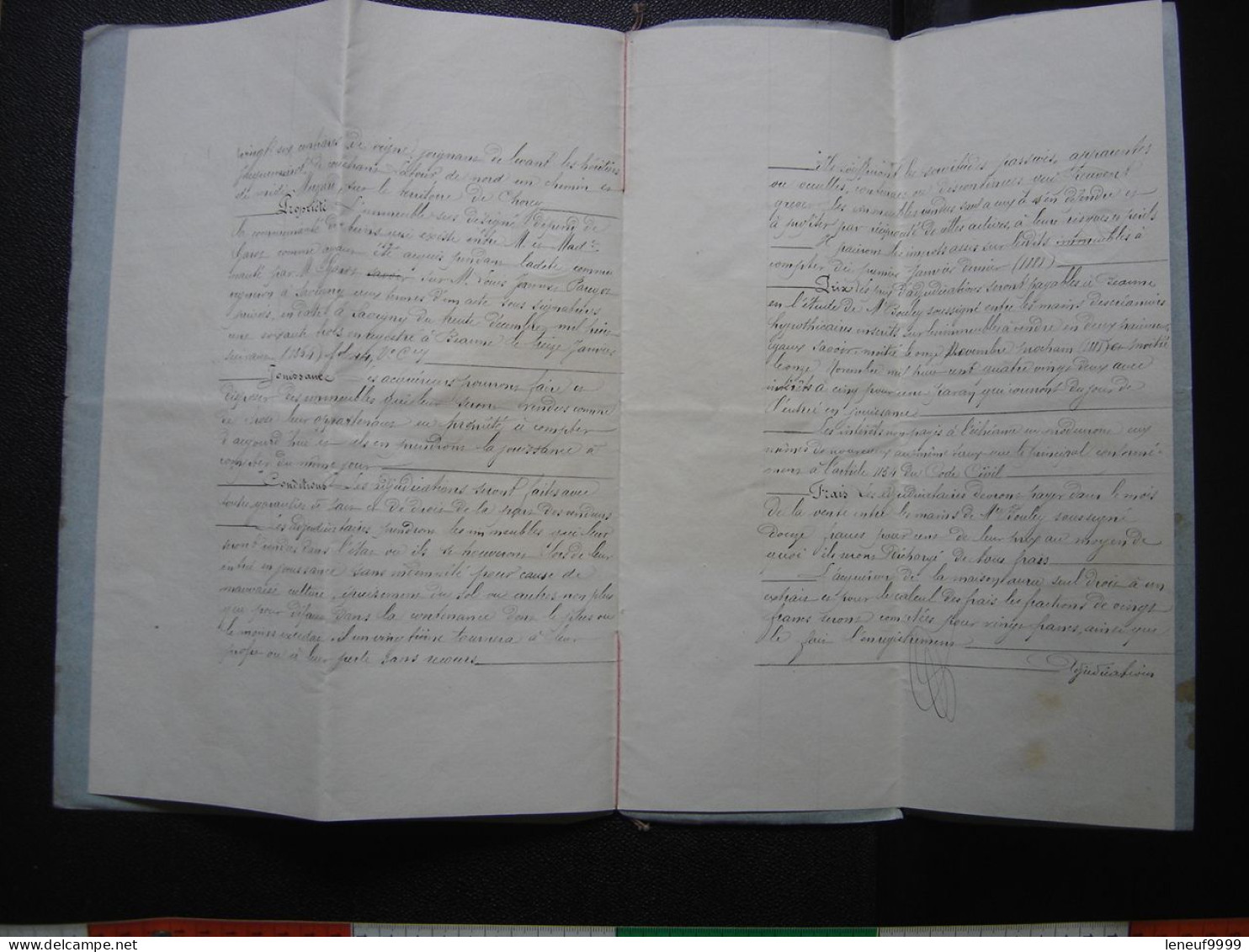Manuscrit Acte Notarié 1881 Bourgogne Beaune ACQUISITION VIGNE Bouley Notaire - Manoscritti
