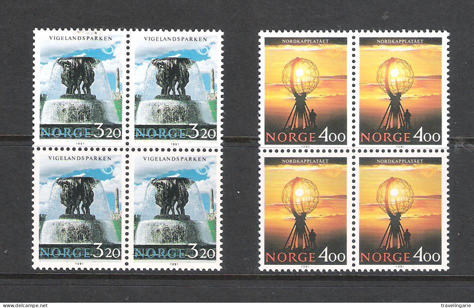 Norway 1991 Norden - Tourism Block Of 4 MNH ** - Ungebraucht