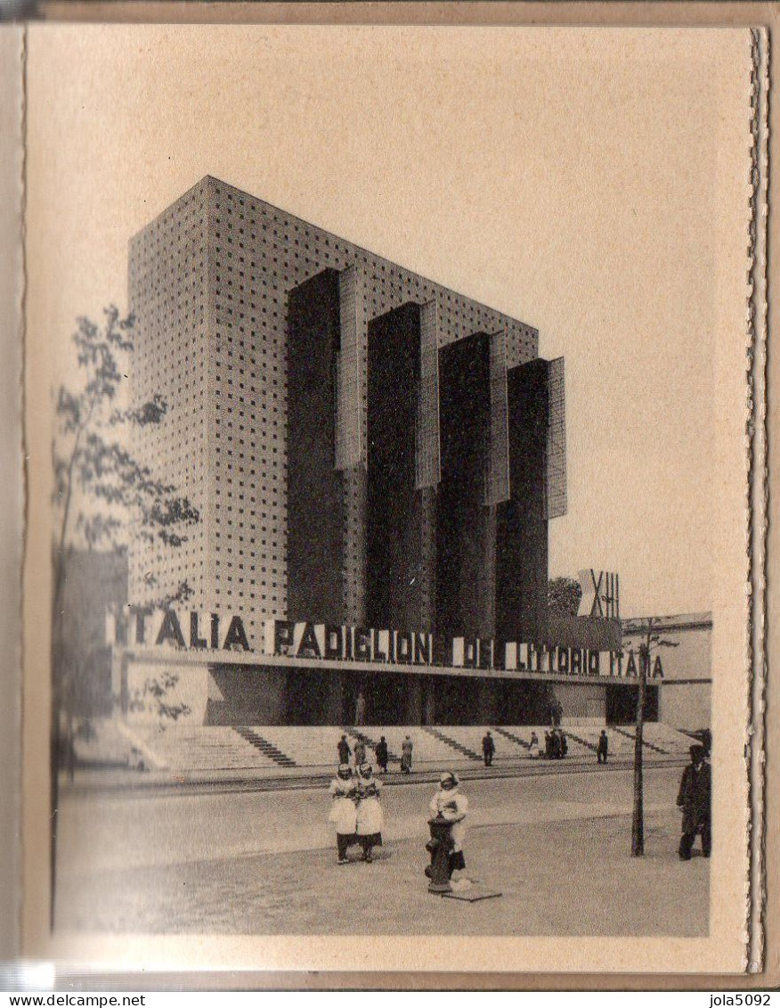 BELGIQUE - Carnet de 9 photos Exposition de BRUXELLES de 1935