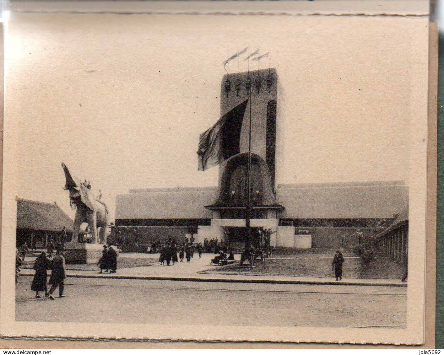 BELGIQUE - Carnet de 9 photos Exposition de BRUXELLES de 1935