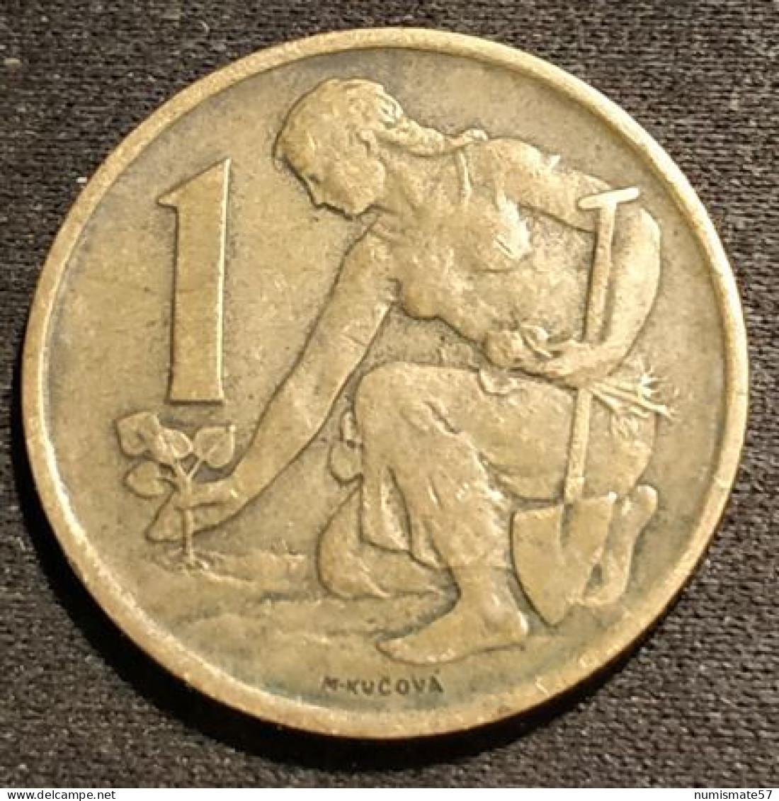 TCHECOSLOVAQUIE - Czechoslovakia - 1 KORUNA 1970 - KM 50 - Czechoslovakia