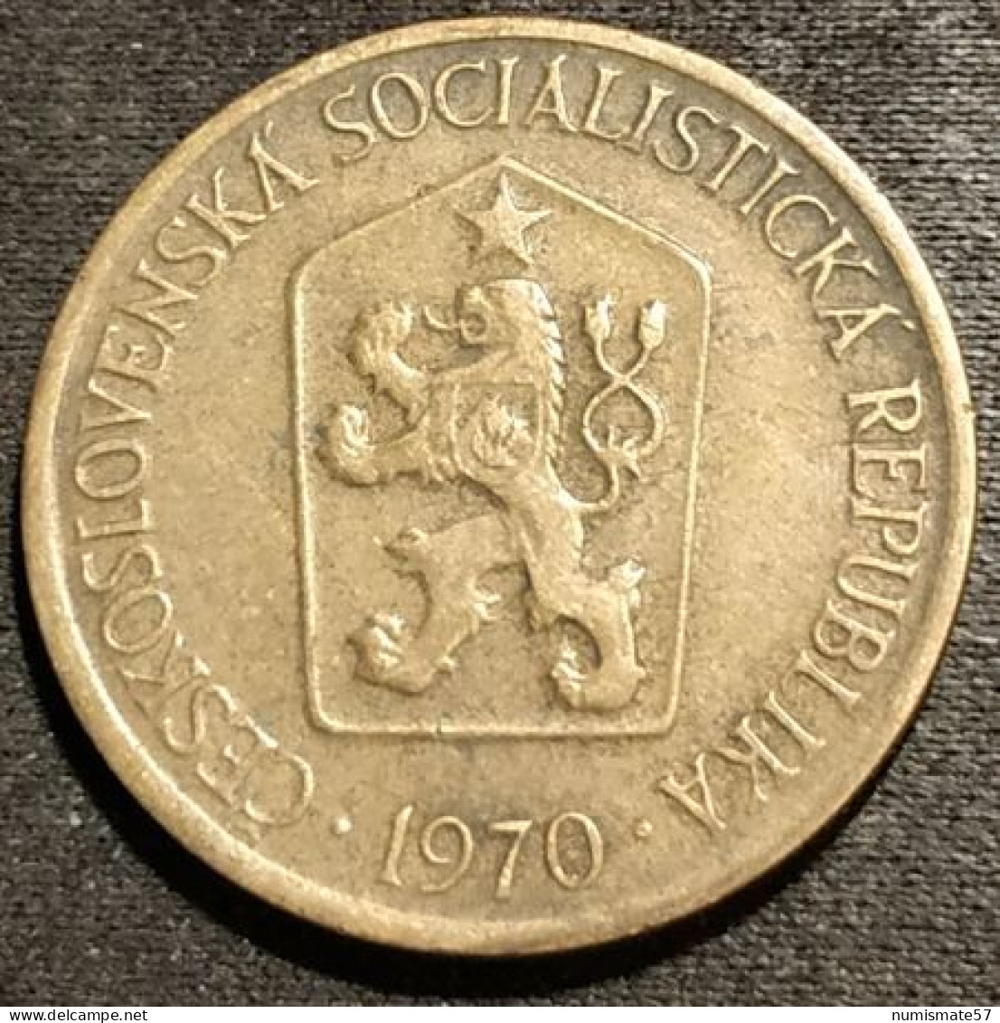TCHECOSLOVAQUIE - Czechoslovakia - 1 KORUNA 1970 - KM 50 - Tchécoslovaquie