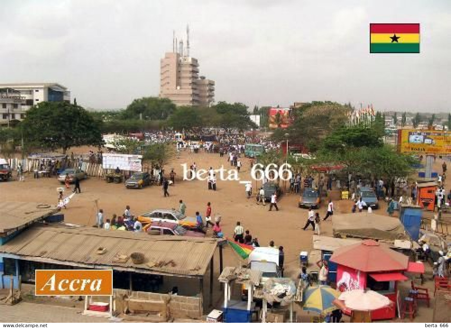 Ghana Accra Street Market New Postcard - Ghana - Gold Coast