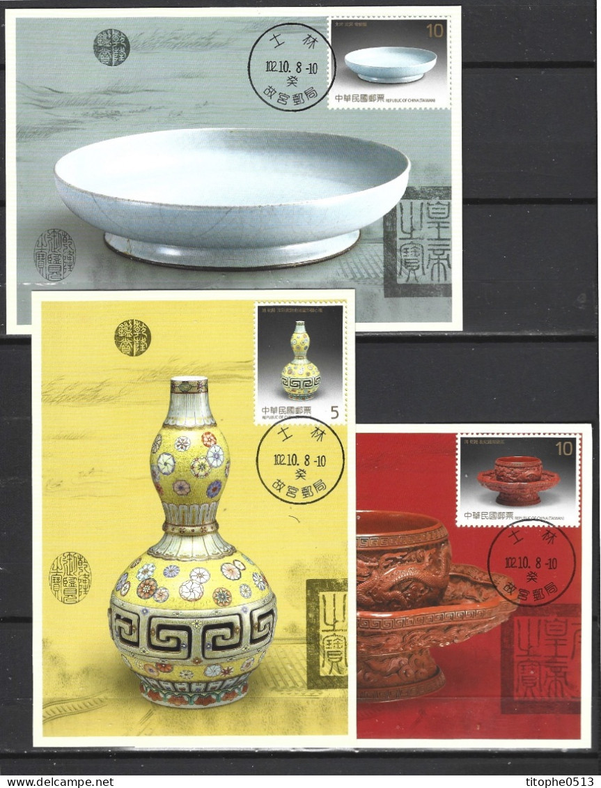 TAIWAN. 3 Cartes Maximum. Artisanat. - Maximumkarten