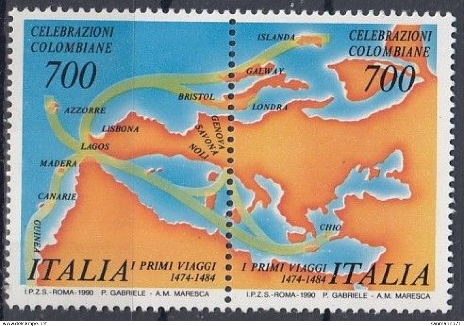 ITALY 2103-2104,unused - Non Classés