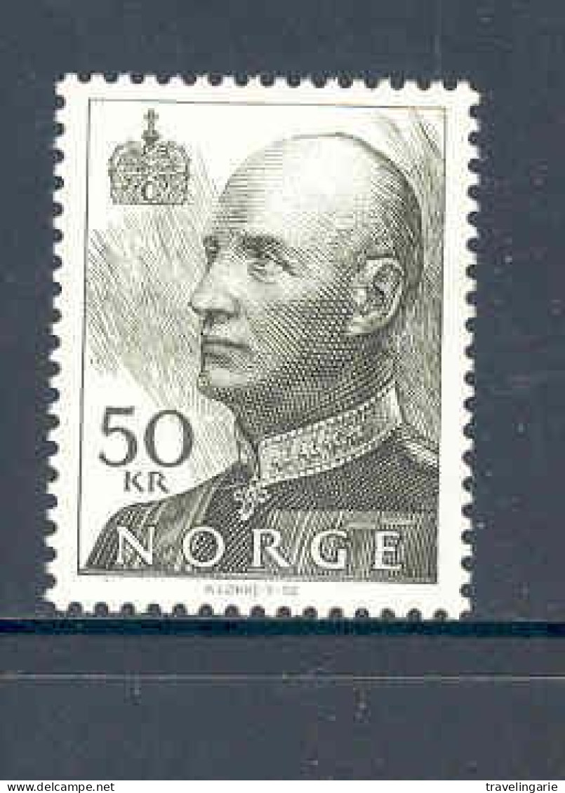 Norway 1992 King Harald V 50 Kr. Definitive MNH ** - Ungebraucht