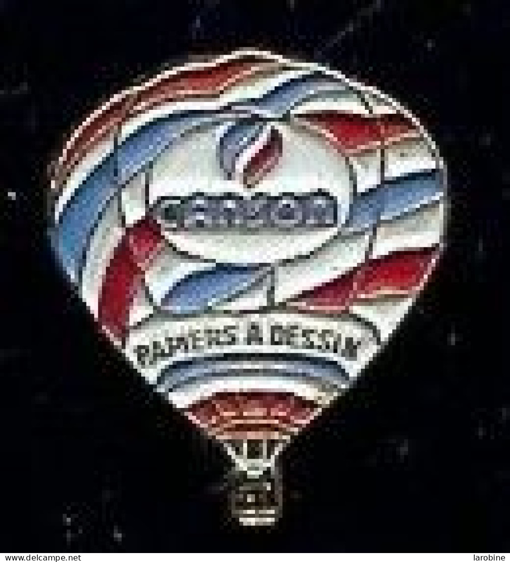 @@ Montgolfière Ballon Dirigeable Marque CANSON Papier à Dessin @@bal49 - Mongolfiere