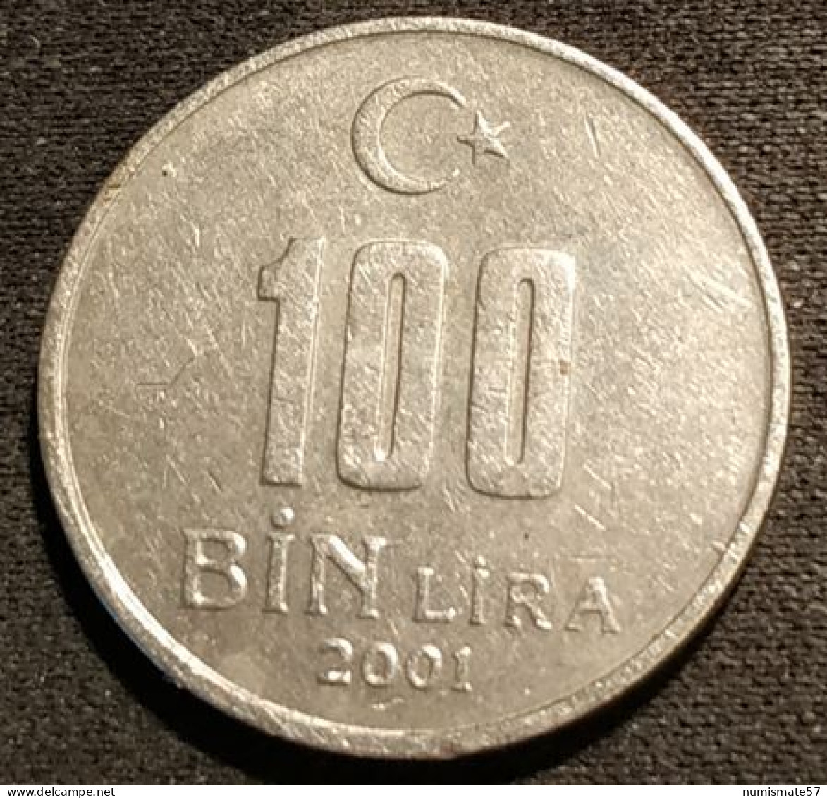 TURQUIE - TURKEY - 100 BIN LIRA 2001 - Mustafa Kemal Atatürk - KM 1106 - ( 100000 Lira ) - Turquia