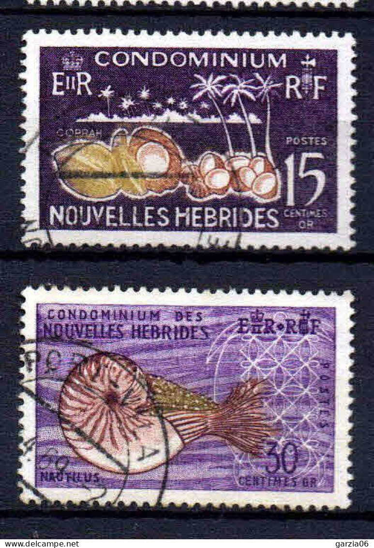 Nouvelles Hébrides - 1963 - Faune -- N° 203-204 - Oblit -Used - Gebraucht