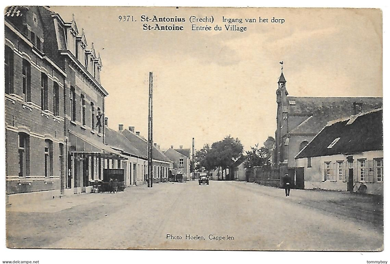 CPA St-Antonius (Brecht), Ingang Van Het Dorp - Brecht