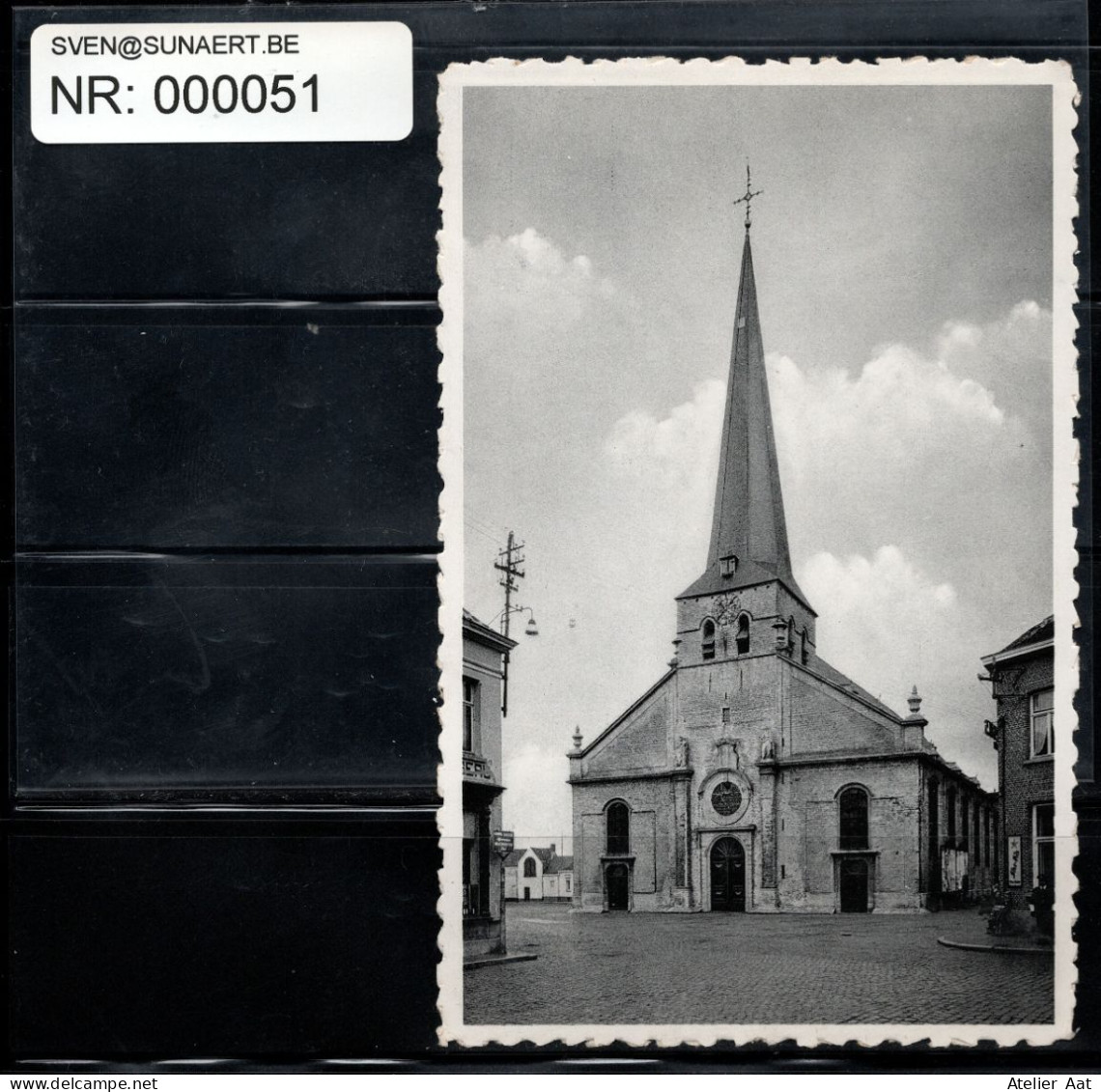 Postkaart: Hamme A/ Durme - Sint-Pietersbandenkerk - Hamme