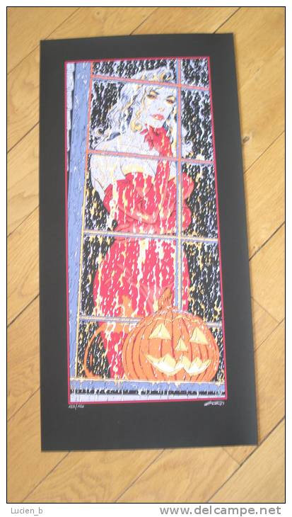 KAS  -  Sérigraphie "Halloween Blues"  (Durango) - Screen Printing & Direct Lithography