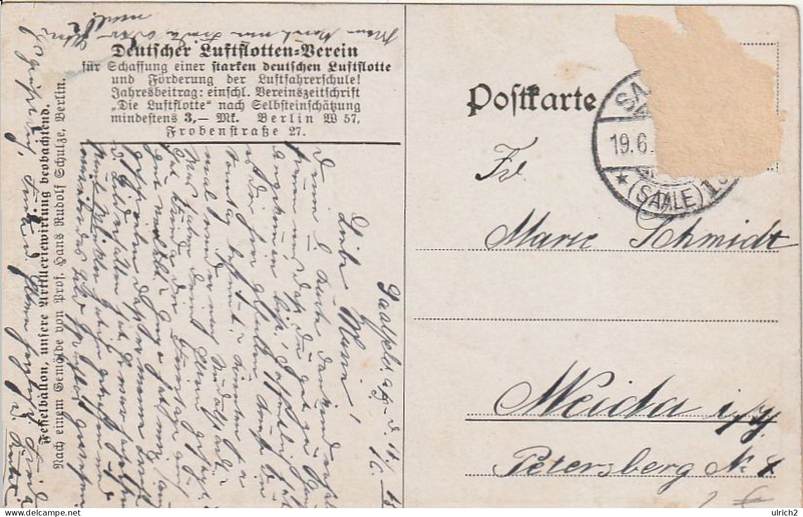 AK Fesselballon Unsere Artilleriewirkung Beobachtend - Prof. Schulze - Patriotika - 1915  (68650) - Montgolfières