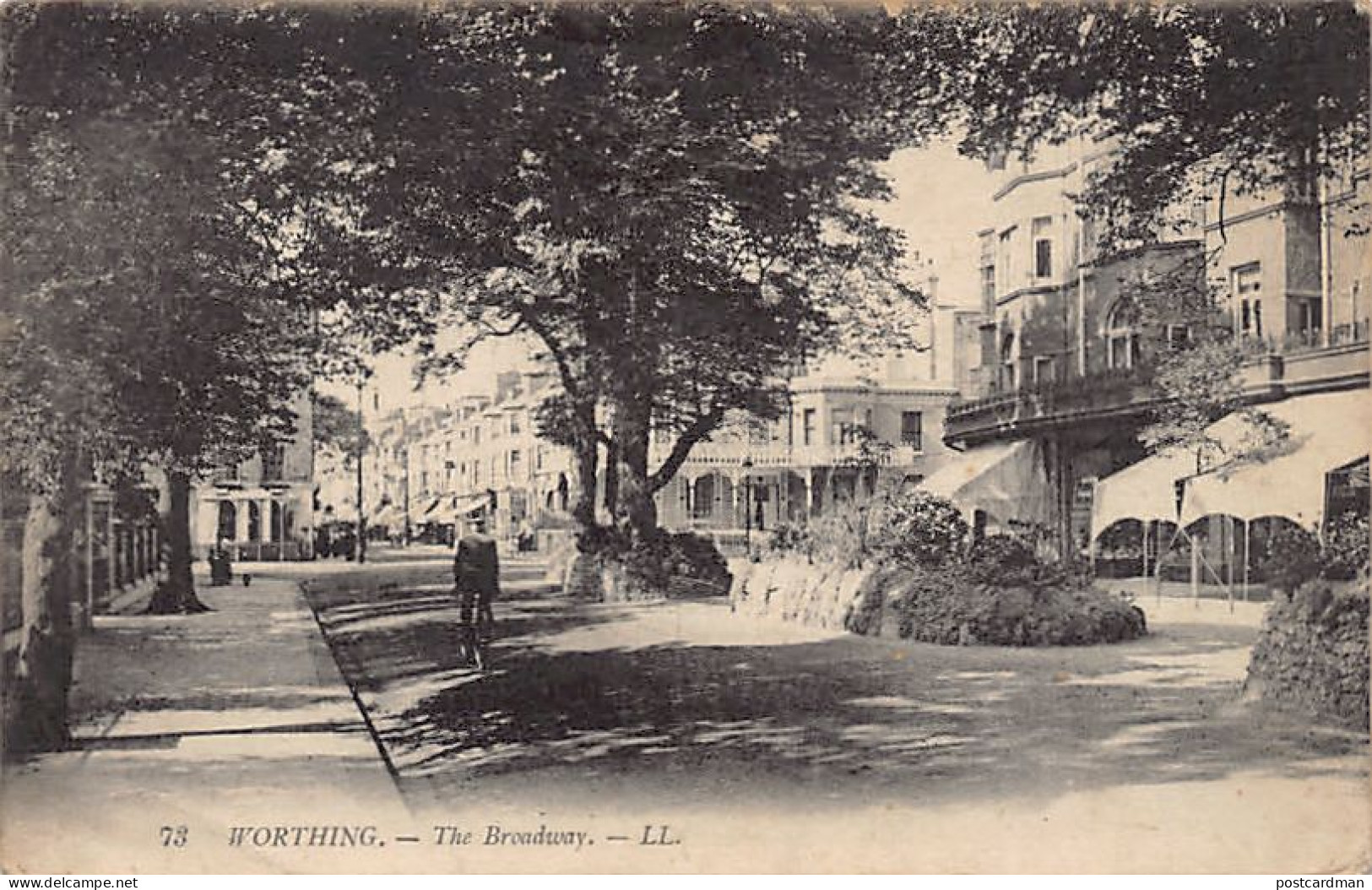 England - Sx - WORTHING  The Broadway - Publisher Levy LL. 73 - Worthing