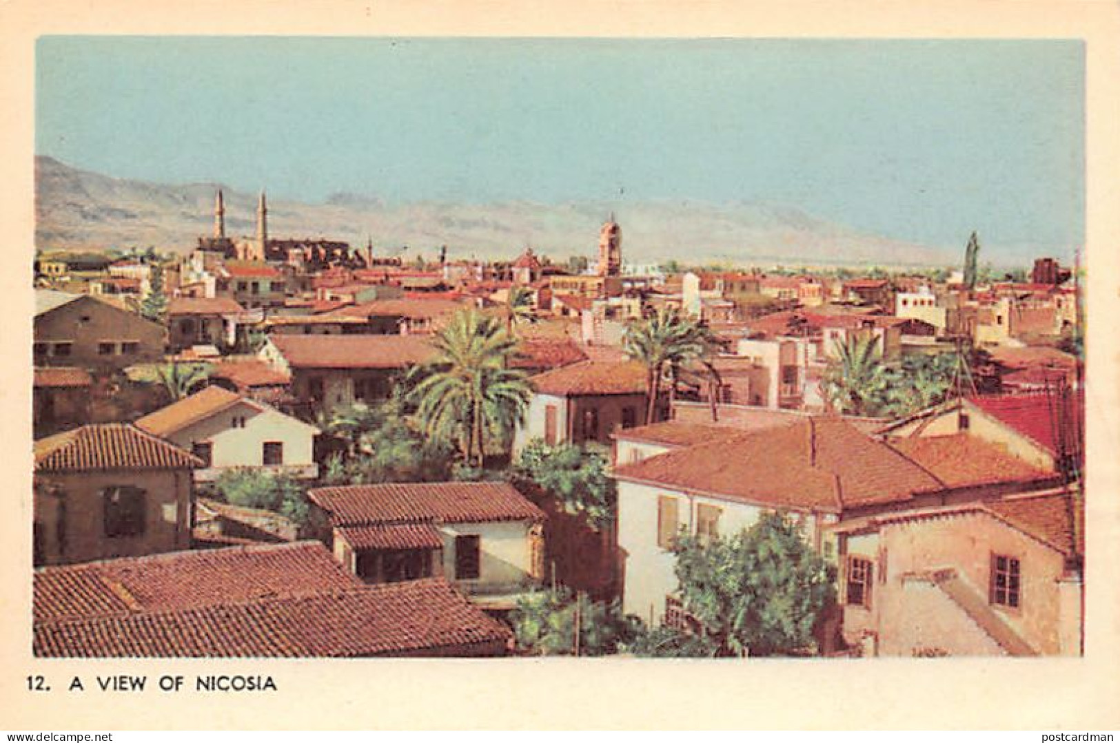 Cyprus - NICOSIA - General View - Publ. Poulias & Koniaris 12 - Chipre