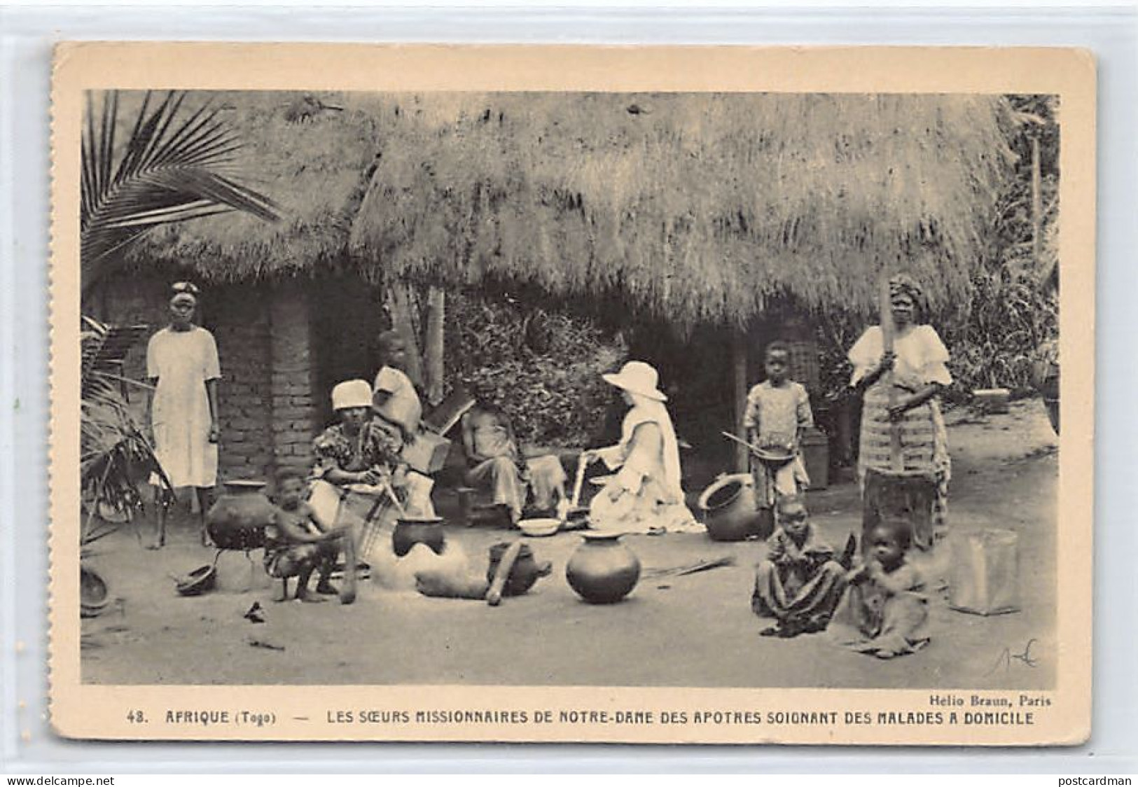 TOGO - Les Sœurs Missionnaires De N.-D. Des Apôtres Soignant Des Malades à Domicile - Ed. Propagation De La Foi 48 - Togo