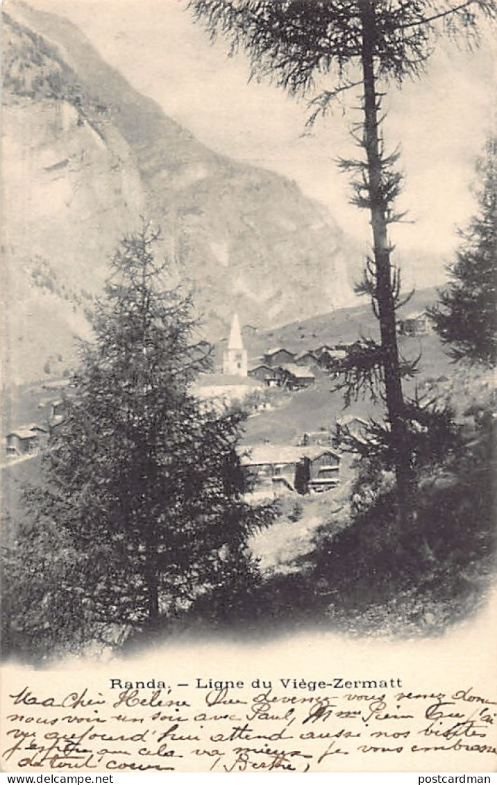RANDA (VS) Ligne Du Viège-Zermatt - Ed. Inconnu  - Randa