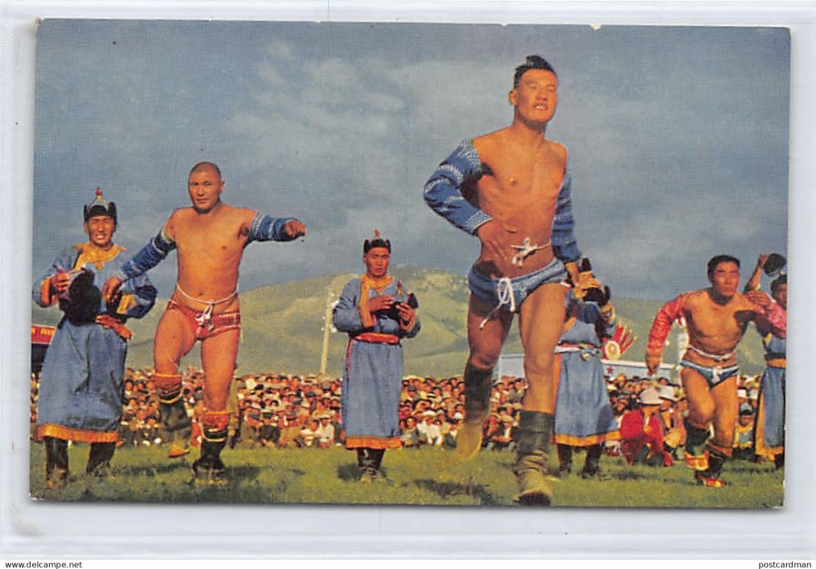 Mongolia - Mongolian Wrestlers - Mongolia