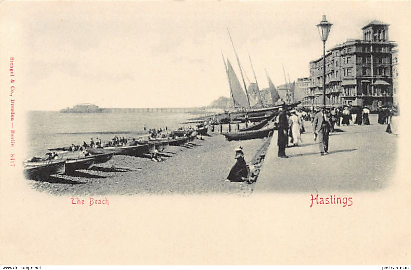 England - Sussex - HASTINGS The Beach - Hastings