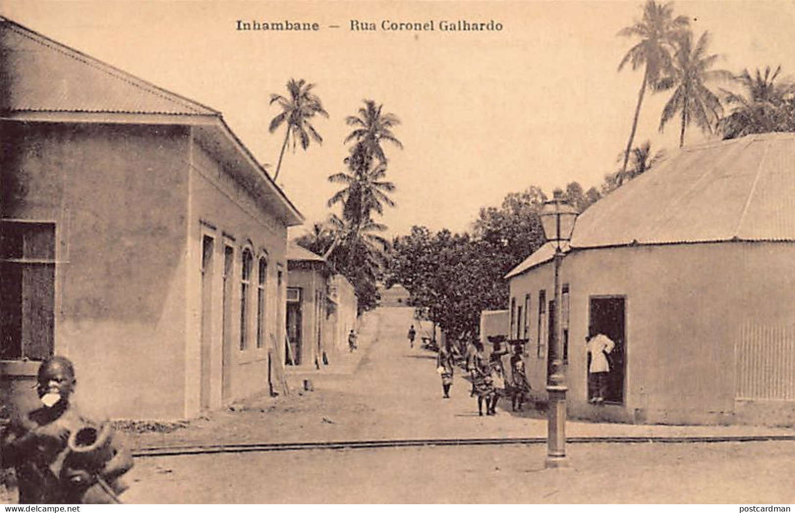 Mozambique - INHAMBANE - Rua Coronel Galhardo - J. Pestonjee Photographer - Publ. J. Philippe  - Mozambique